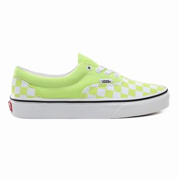 Vans Checkerboard Era - Naisten Tennarit - Vihreä/Valkoinen